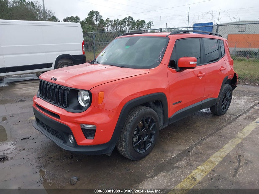 VIN ZACNJABB0LPL67404 2020 JEEP RENEGADE LATITUDE