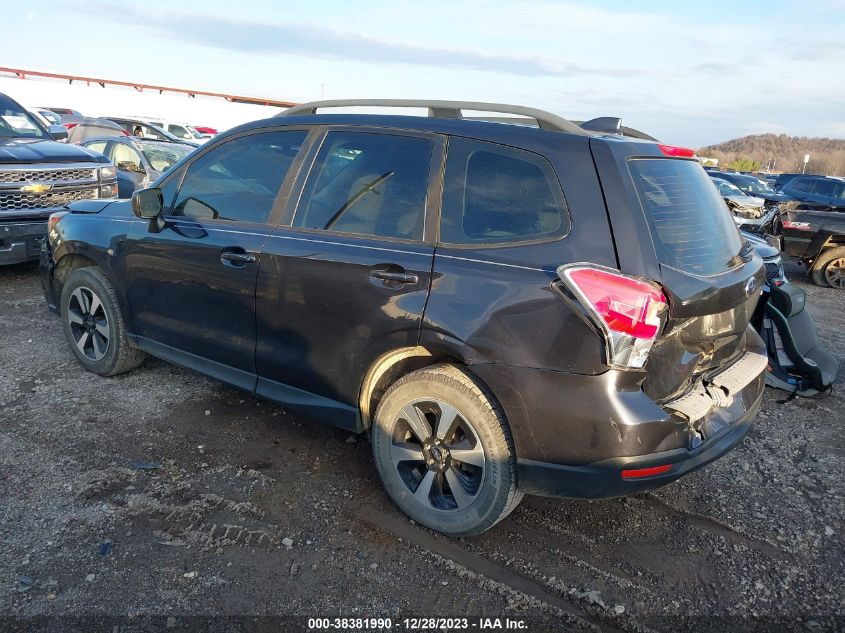 2017 SUBARU FORESTER 2.5I - JF2SJABC2HH557610