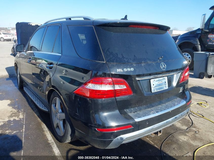 2013 MERCEDES-BENZ ML 550 4MATIC 4JGDA7DB3DA145869