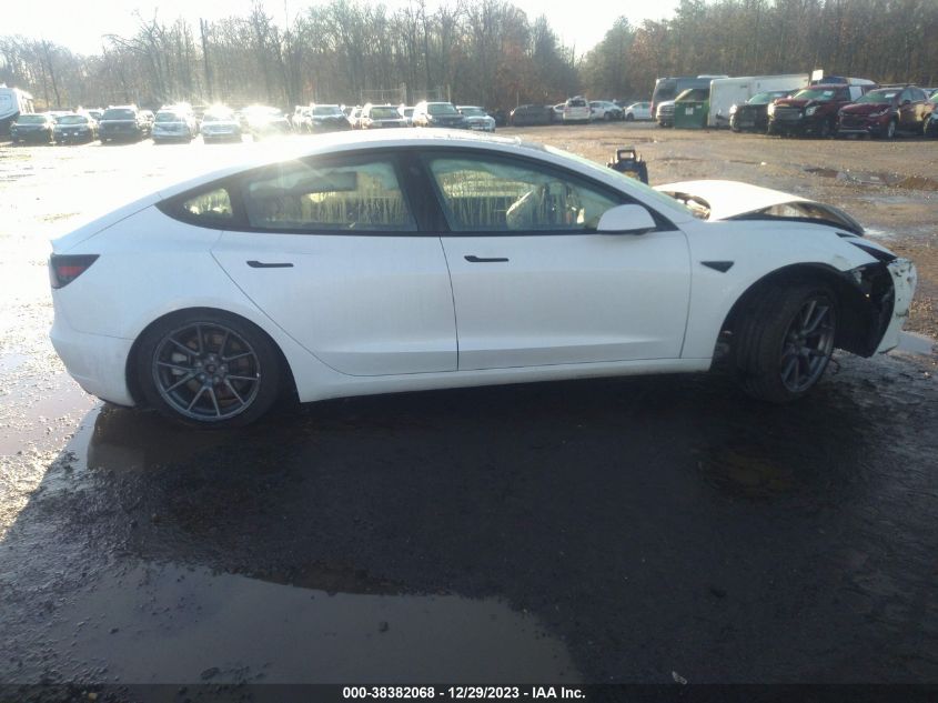 2021 TESLA MODEL 3 STANDARD RANGE PLUS REAR-WHEEL DRIVE - 5YJ3E1EAXMF064415