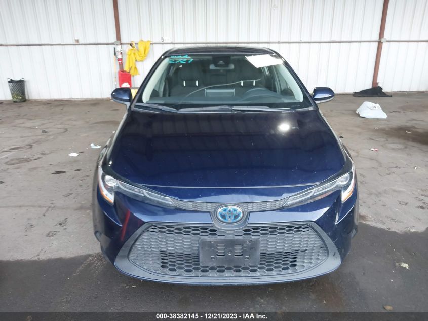 2021 TOYOTA COROLLA HYBRID LE - JTDEAMDE4MJ020168