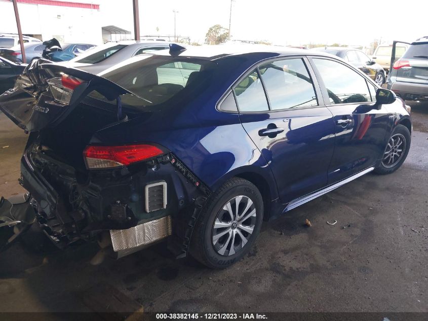 2021 TOYOTA COROLLA HYBRID LE - JTDEAMDE4MJ020168