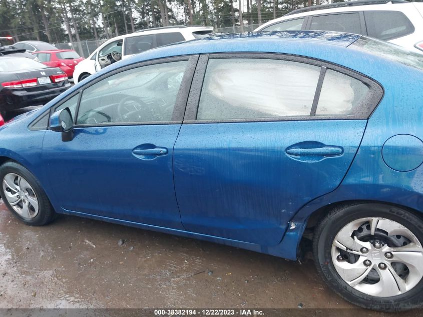 2013 HONDA CIVIC LX - 19XFB2F52DE222149