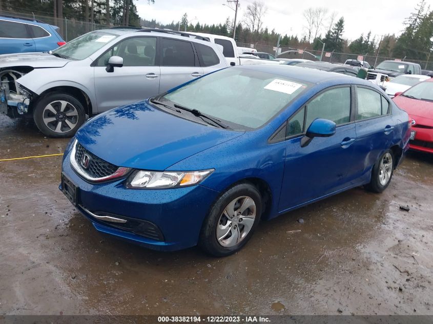 2013 HONDA CIVIC LX - 19XFB2F52DE222149