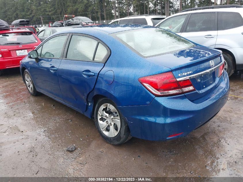 2013 HONDA CIVIC LX - 19XFB2F52DE222149