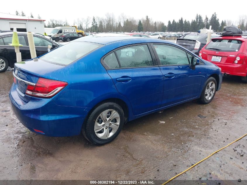 2013 HONDA CIVIC LX - 19XFB2F52DE222149