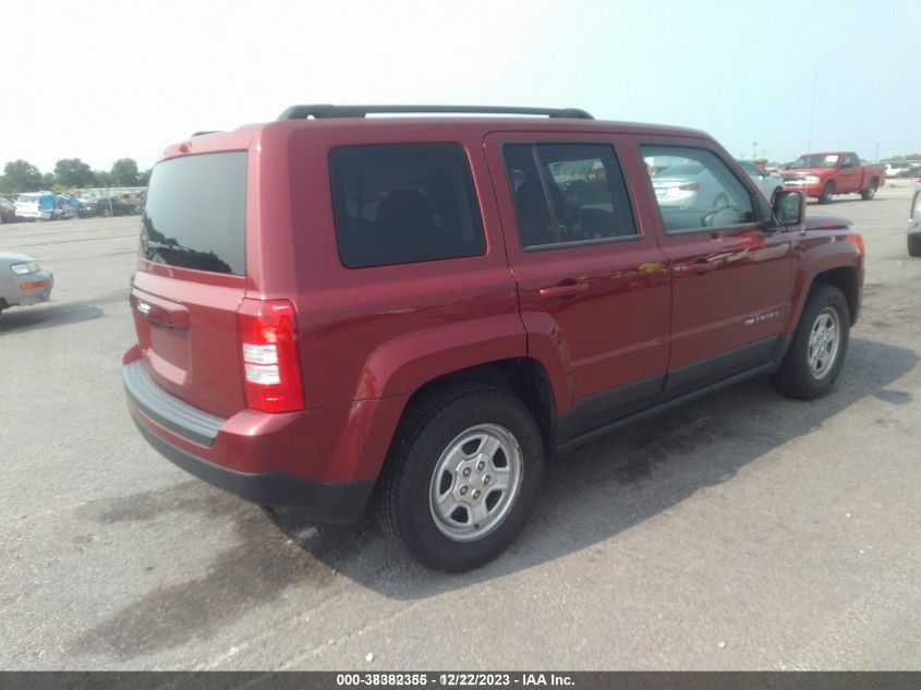 2014 JEEP PATRIOT SPORT - 1C4NJPBA4ED593864