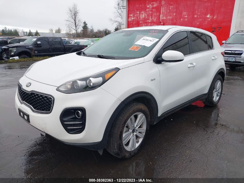2017 KIA SPORTAGE LX - KNDPMCAC5H7047962