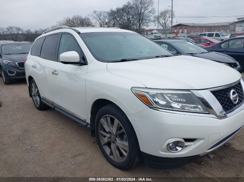 2015 NISSAN PATHFINDER PLATINUM - 5N1AR2MN6FC622391