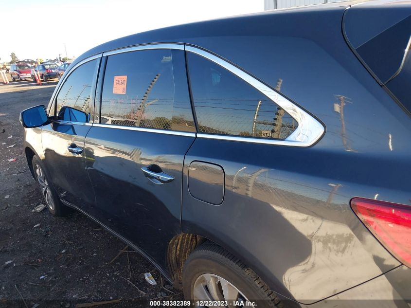 2014 ACURA MDX TECHNOLOGY PACKAGE - 5FRYD4H47EB050276