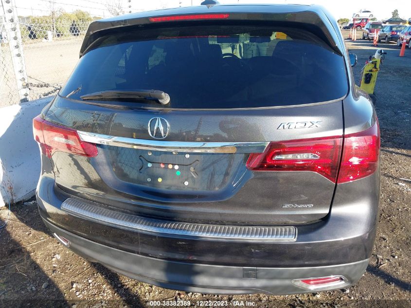 2014 ACURA MDX TECHNOLOGY PACKAGE - 5FRYD4H47EB050276