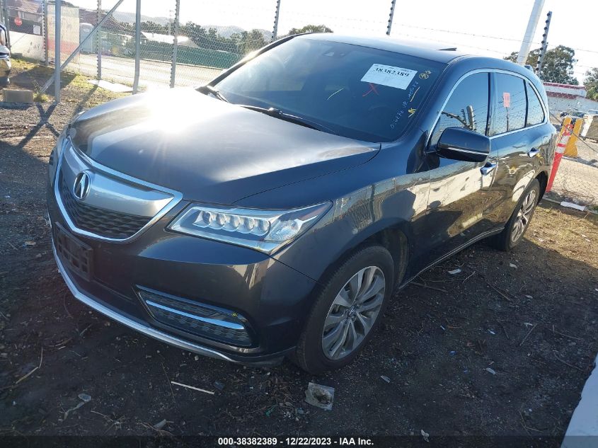 2014 ACURA MDX TECHNOLOGY PACKAGE - 5FRYD4H47EB050276