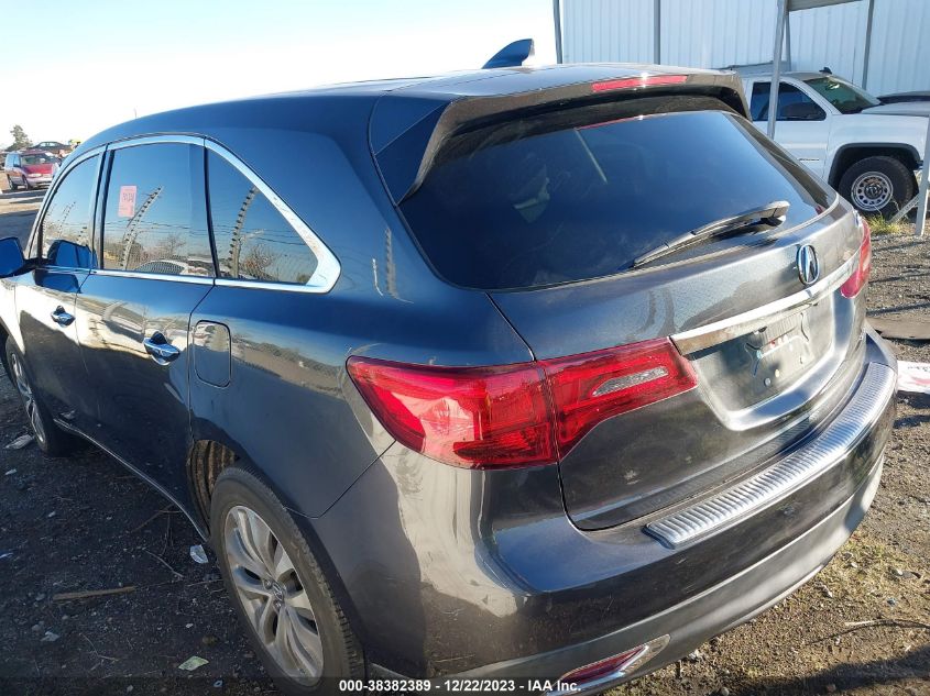 2014 ACURA MDX TECHNOLOGY PACKAGE - 5FRYD4H47EB050276