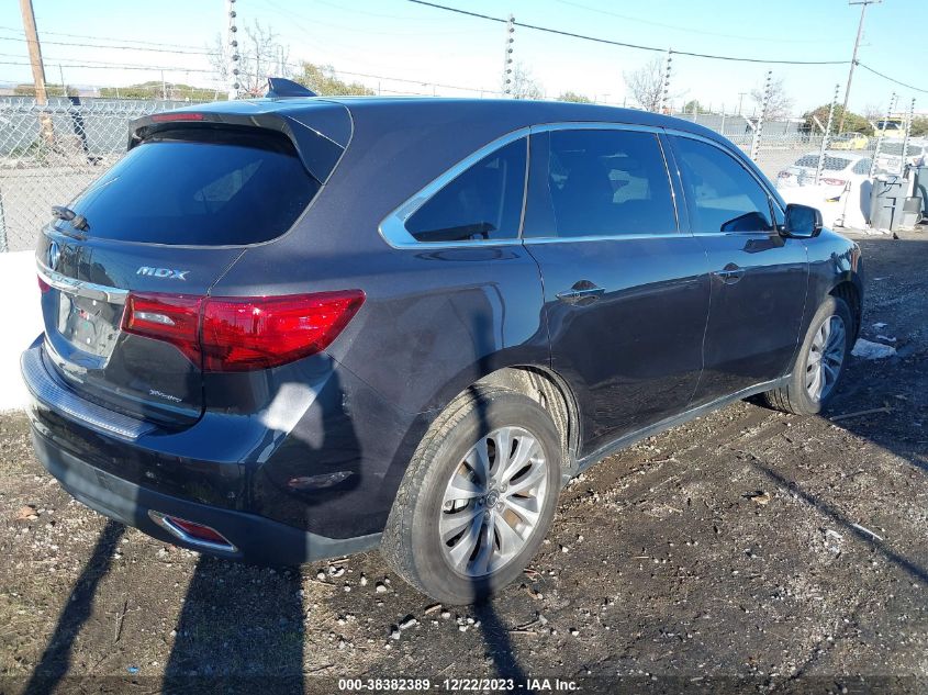 2014 ACURA MDX TECHNOLOGY PACKAGE - 5FRYD4H47EB050276