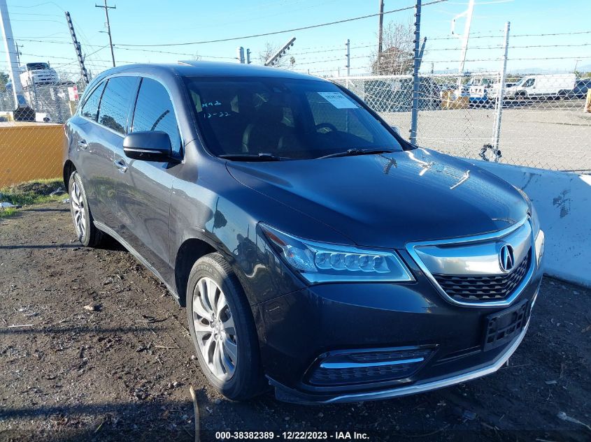 2014 ACURA MDX TECHNOLOGY PACKAGE - 5FRYD4H47EB050276