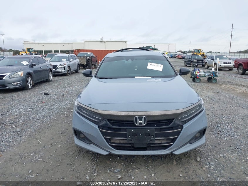 VIN 1HGCV1F36MA111028 2021 HONDA ACCORD SPORT