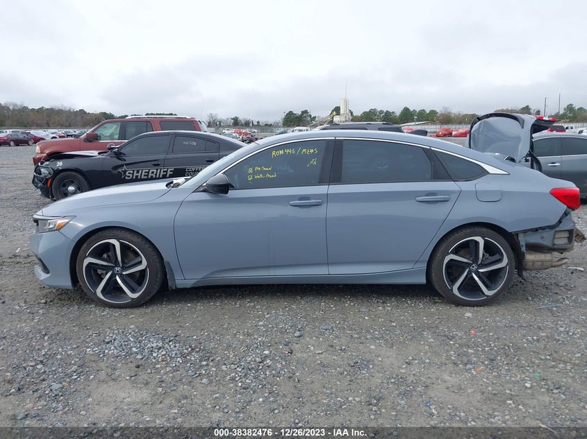 VIN 1HGCV1F36MA111028 2021 HONDA ACCORD SPORT