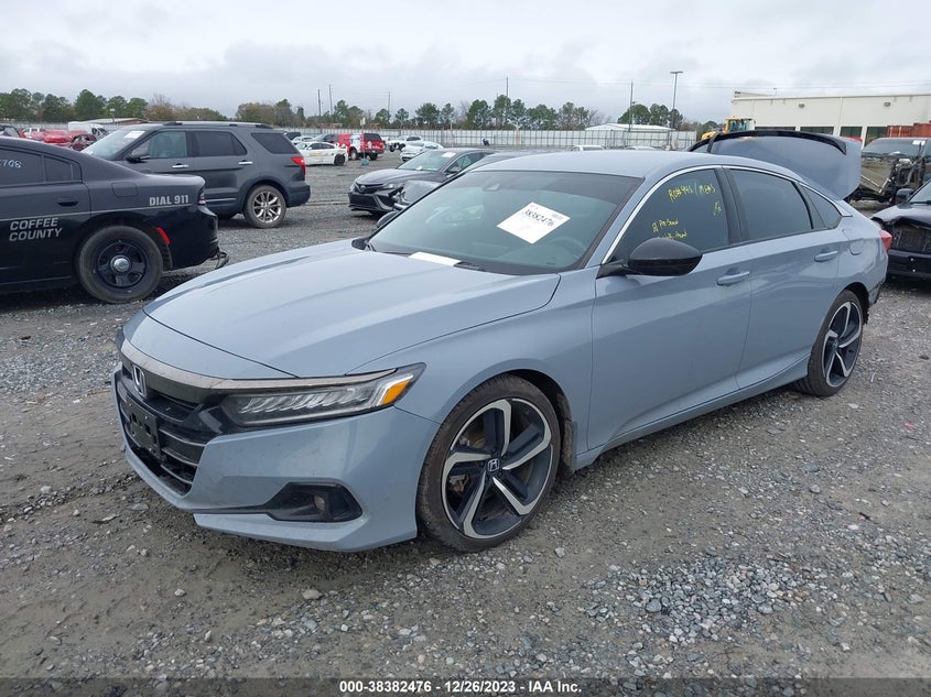 VIN 1HGCV1F36MA111028 2021 HONDA ACCORD SPORT