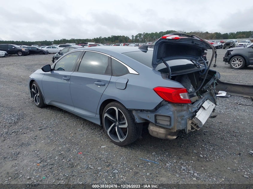 VIN 1HGCV1F36MA111028 2021 HONDA ACCORD SPORT