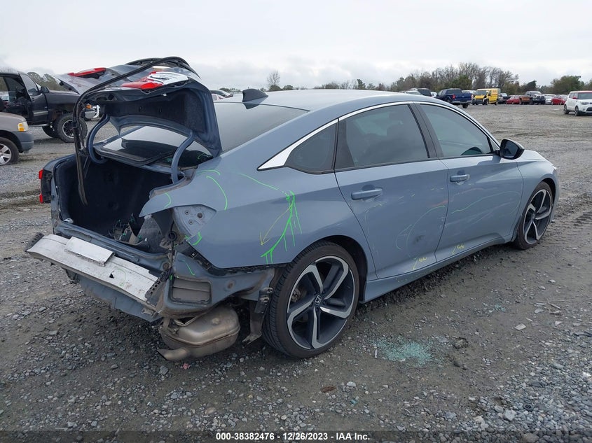 VIN 1HGCV1F36MA111028 2021 HONDA ACCORD SPORT