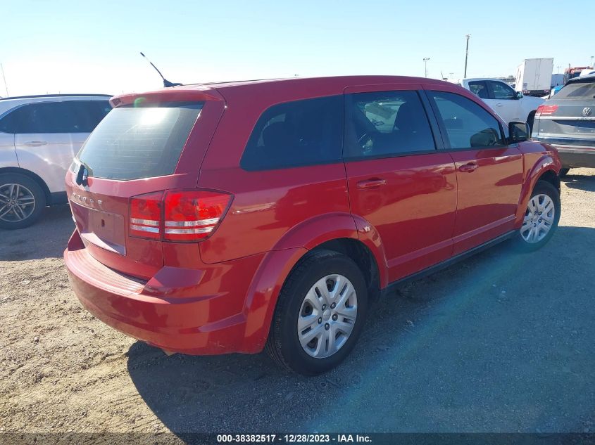 2014 DODGE JOURNEY SE - 3C4PDCAB2ET285721