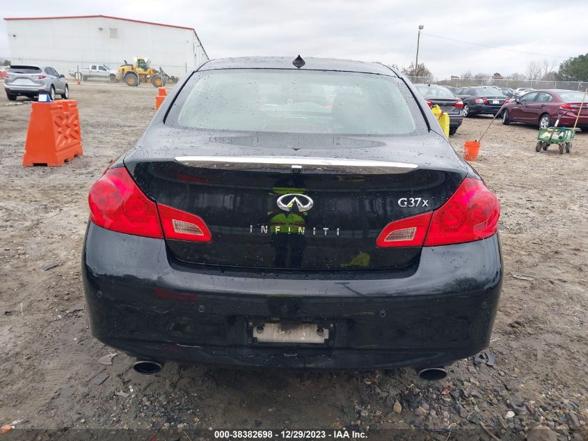2013 INFINITI G37X - JN1CV6AR6DM769487