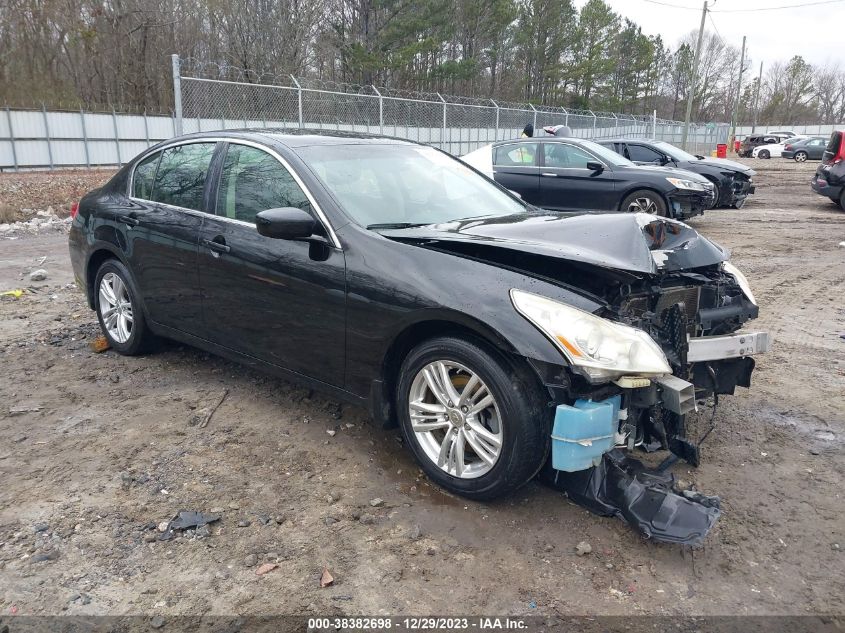 2013 INFINITI G37X - JN1CV6AR6DM769487