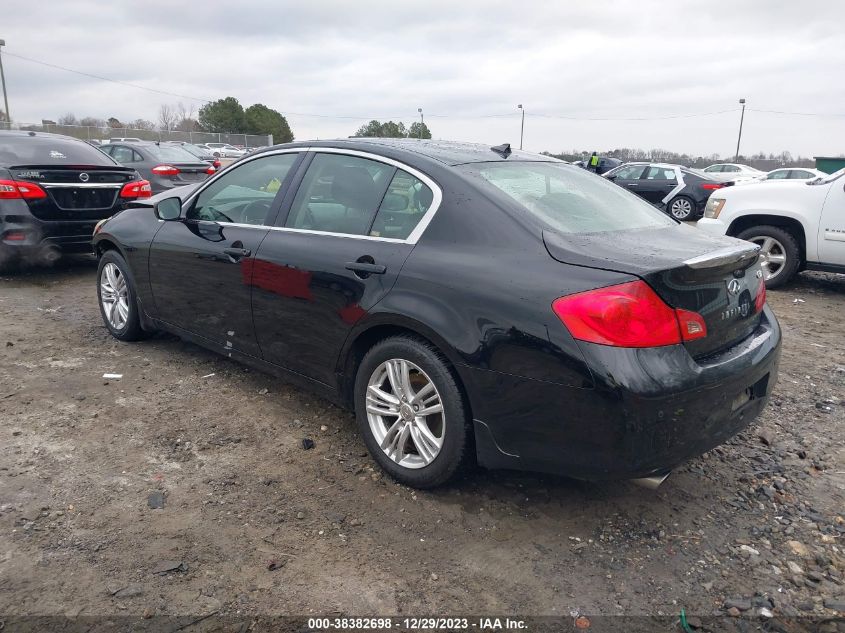 2013 INFINITI G37X - JN1CV6AR6DM769487