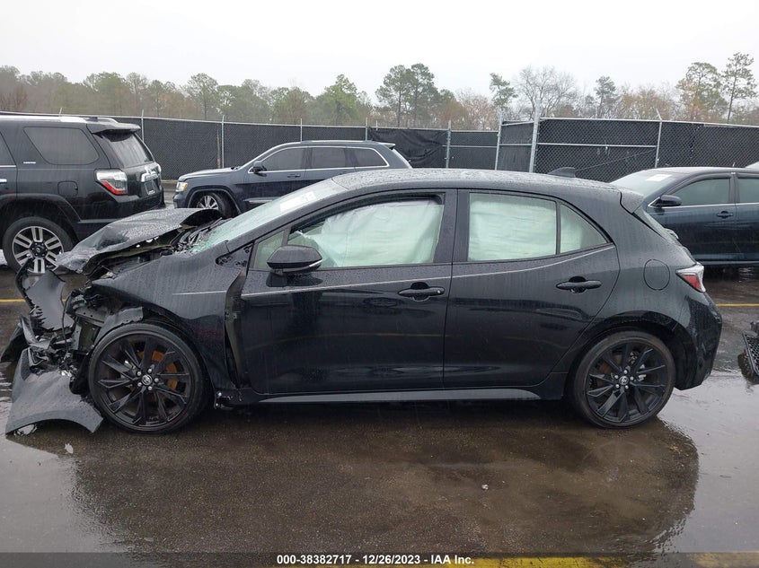 VIN JTND4MBE3N3158002 2022 TOYOTA COROLLA SE NIGHTSHADE EDITION