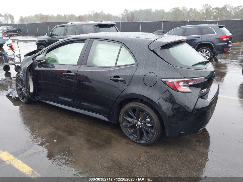 VIN JTND4MBE3N3158002 2022 TOYOTA COROLLA SE NIGHTSHADE EDITION