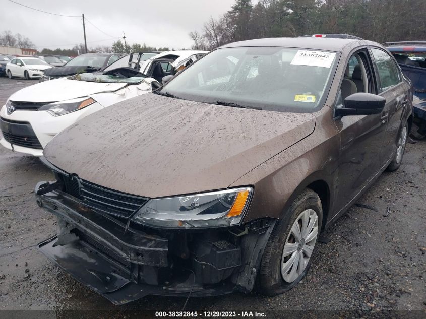 2013 VOLKSWAGEN JETTA 2.0L S - 3VW2K7AJXDM401803