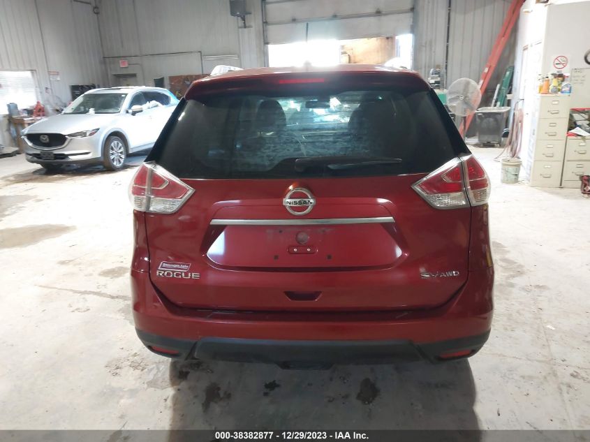 2016 NISSAN ROGUE SV - KNMAT2MV7GP724122