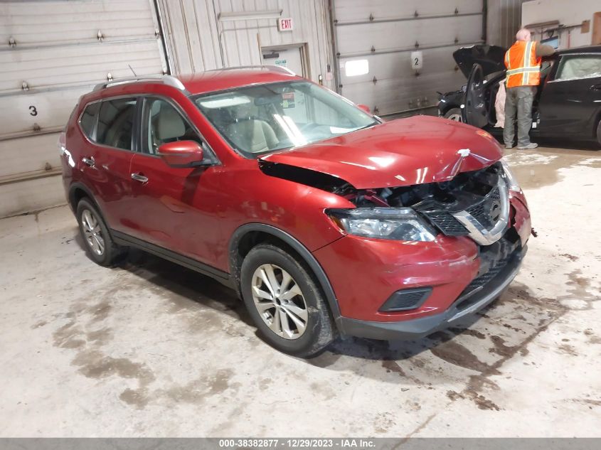 2016 NISSAN ROGUE SV - KNMAT2MV7GP724122