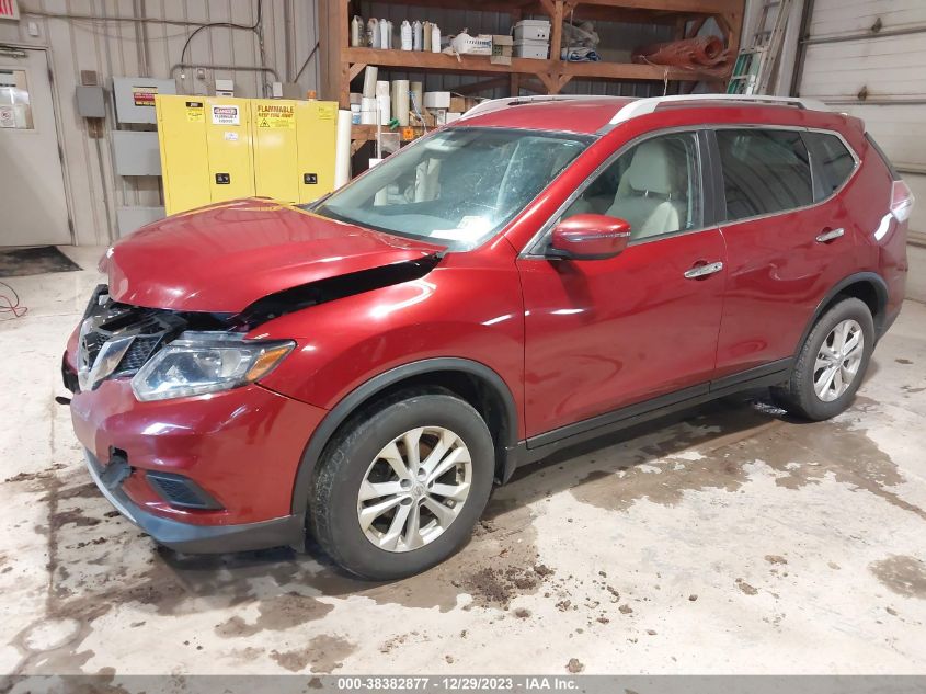 2016 NISSAN ROGUE SV - KNMAT2MV7GP724122