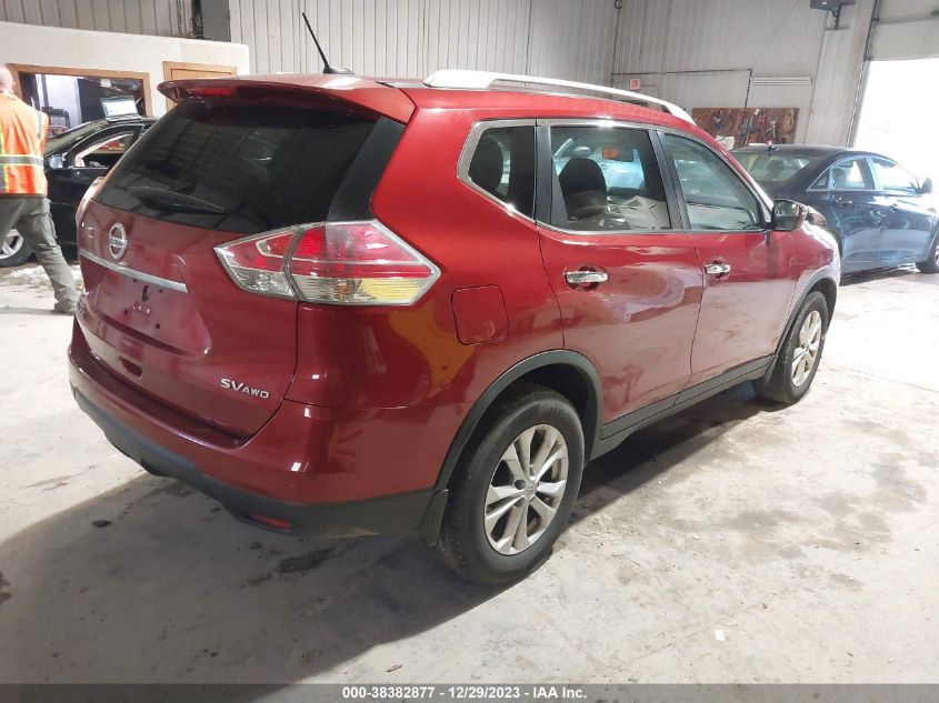 2016 NISSAN ROGUE SV - KNMAT2MV7GP724122
