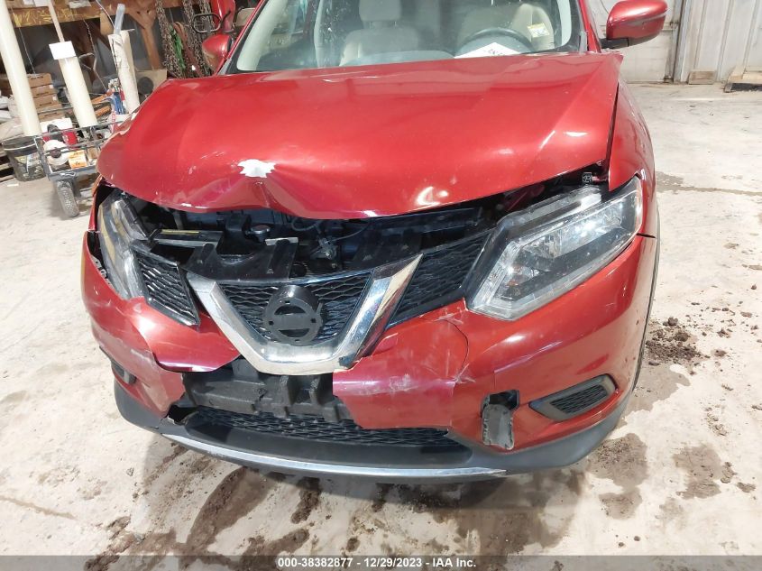2016 NISSAN ROGUE SV - KNMAT2MV7GP724122