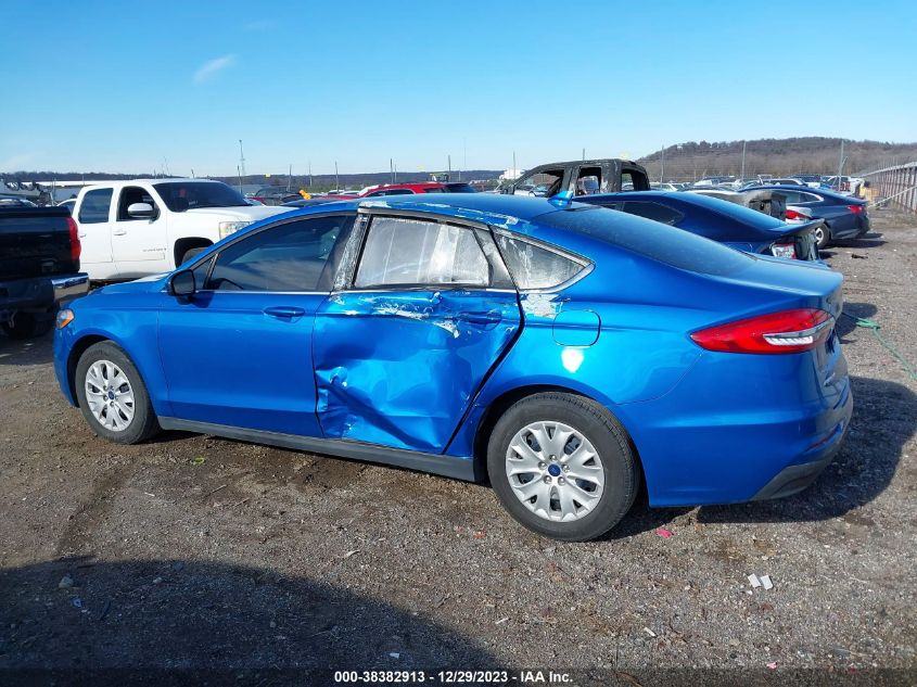 2020 FORD FUSION S - 3FA6P0G74LR142113