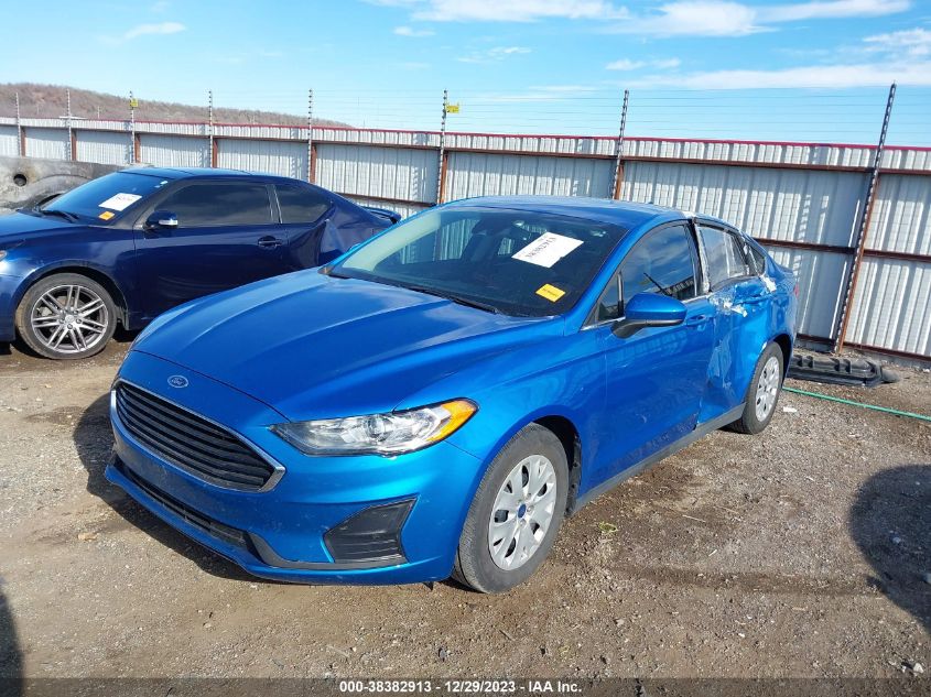 2020 FORD FUSION S - 3FA6P0G74LR142113