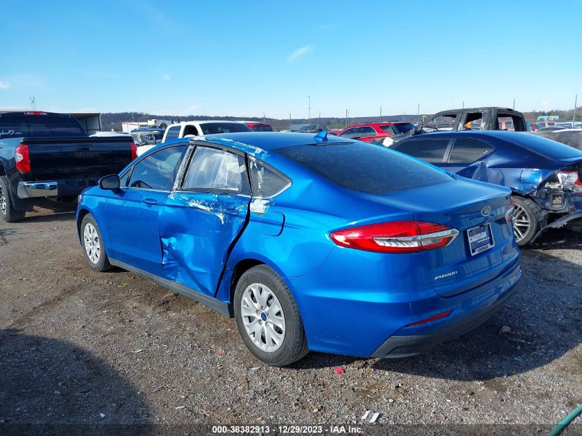 2020 FORD FUSION S - 3FA6P0G74LR142113