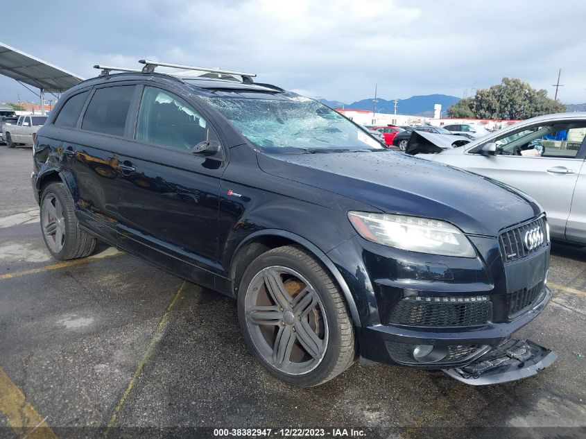 2013 AUDI Q7 3.0T S LINE PRESTIGE - WA1DGAFE3DD007846