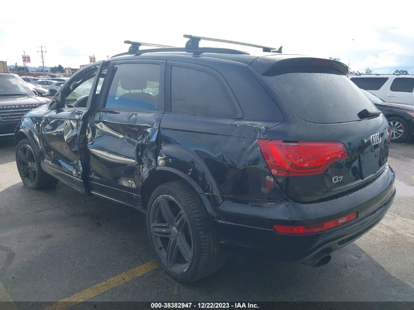 2013 AUDI Q7 3.0T S LINE PRESTIGE - WA1DGAFE3DD007846