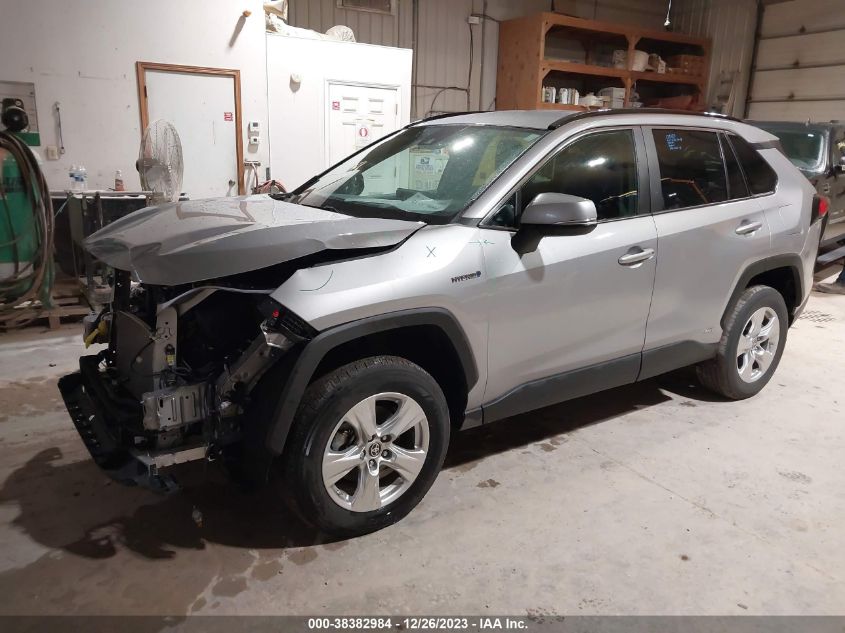 2021 TOYOTA RAV4 LE HYBRID - 4T3MWRFV5MU029082