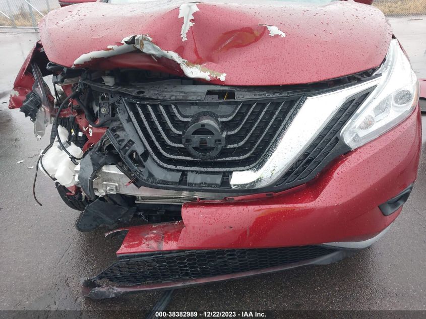 2017 NISSAN MURANO S/SL/SV/PLATINUM - 5N1AZ2MH6HN134706
