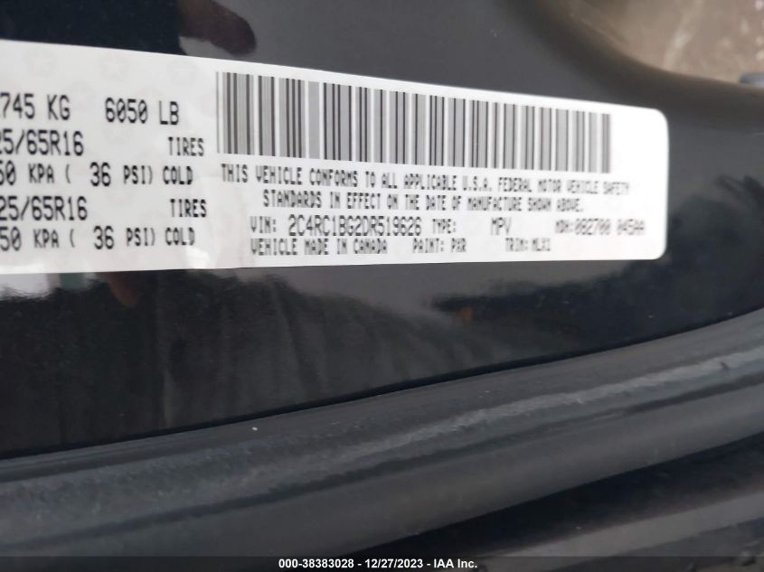 2013 CHRYSLER TOWN & COUNTRY TOURING - 2C4RC1BG2DR519626
