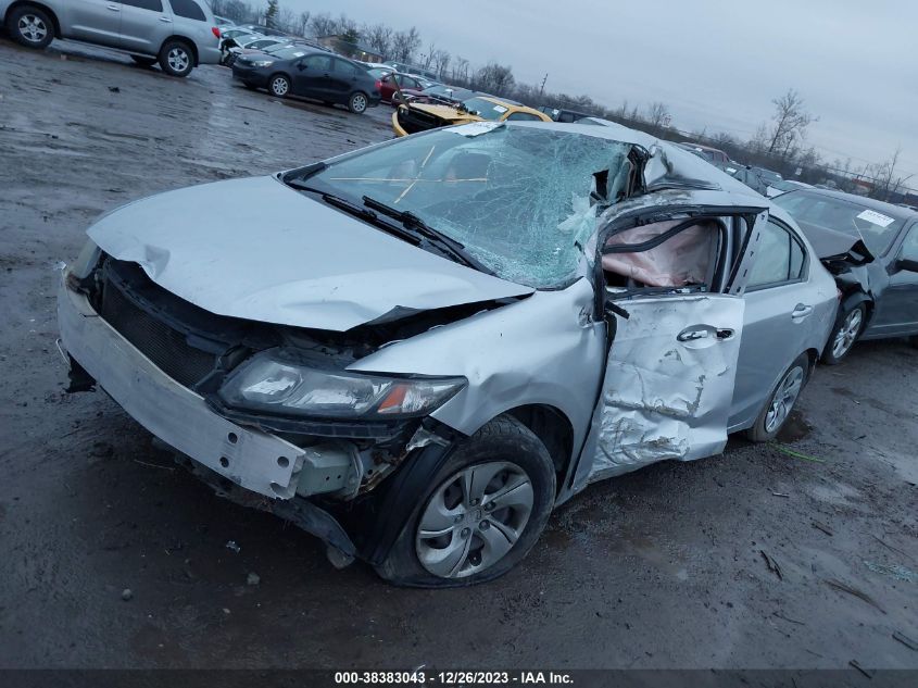 2013 HONDA CIVIC LX - 2HGFB2F59DH581102