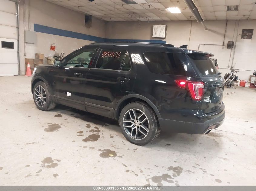 2017 FORD EXPLORER SPORT - 1FM5K8GT3HGD32799