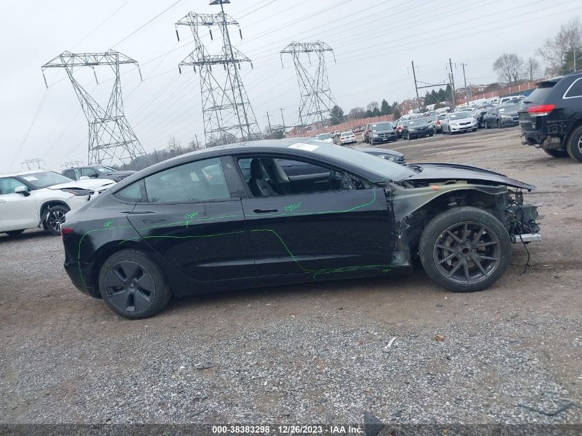 2021 TESLA MODEL 3 STANDARD RANGE PLUS REAR-WHEEL DRIVE - 5YJ3E1EA7MF083570