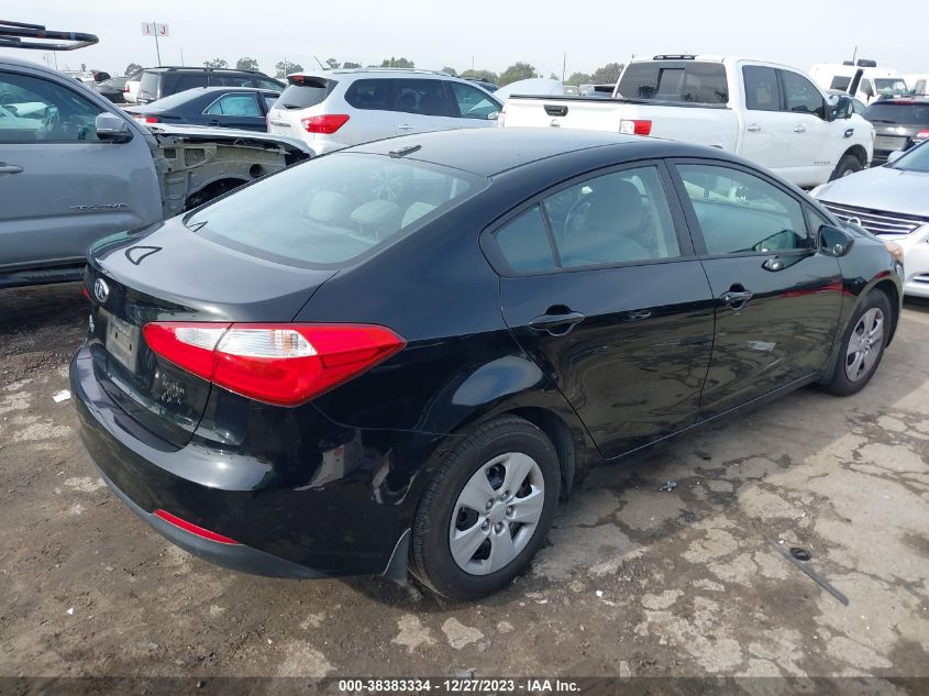 2014 KIA FORTE LX - KNAFK4A61E5252300