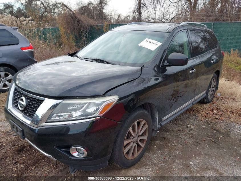 2014 NISSAN PATHFINDER SL - 5N1AR2MM0EC658356