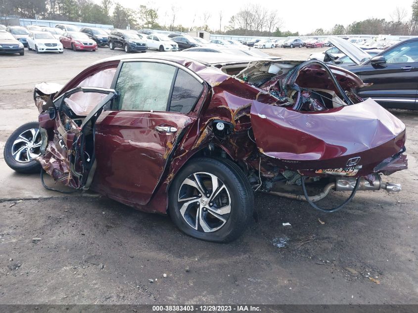 2016 HONDA ACCORD LX - 1HGCR2F35GA172501